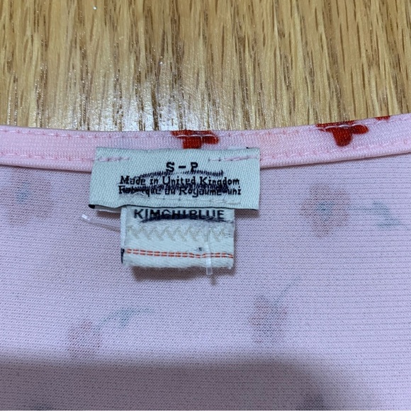 Urban Outfitters Sienna Ribbon Pink Mini Dress - Size Small - Picture 4 of 6